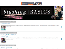 Tablet Screenshot of blushingbasics.com